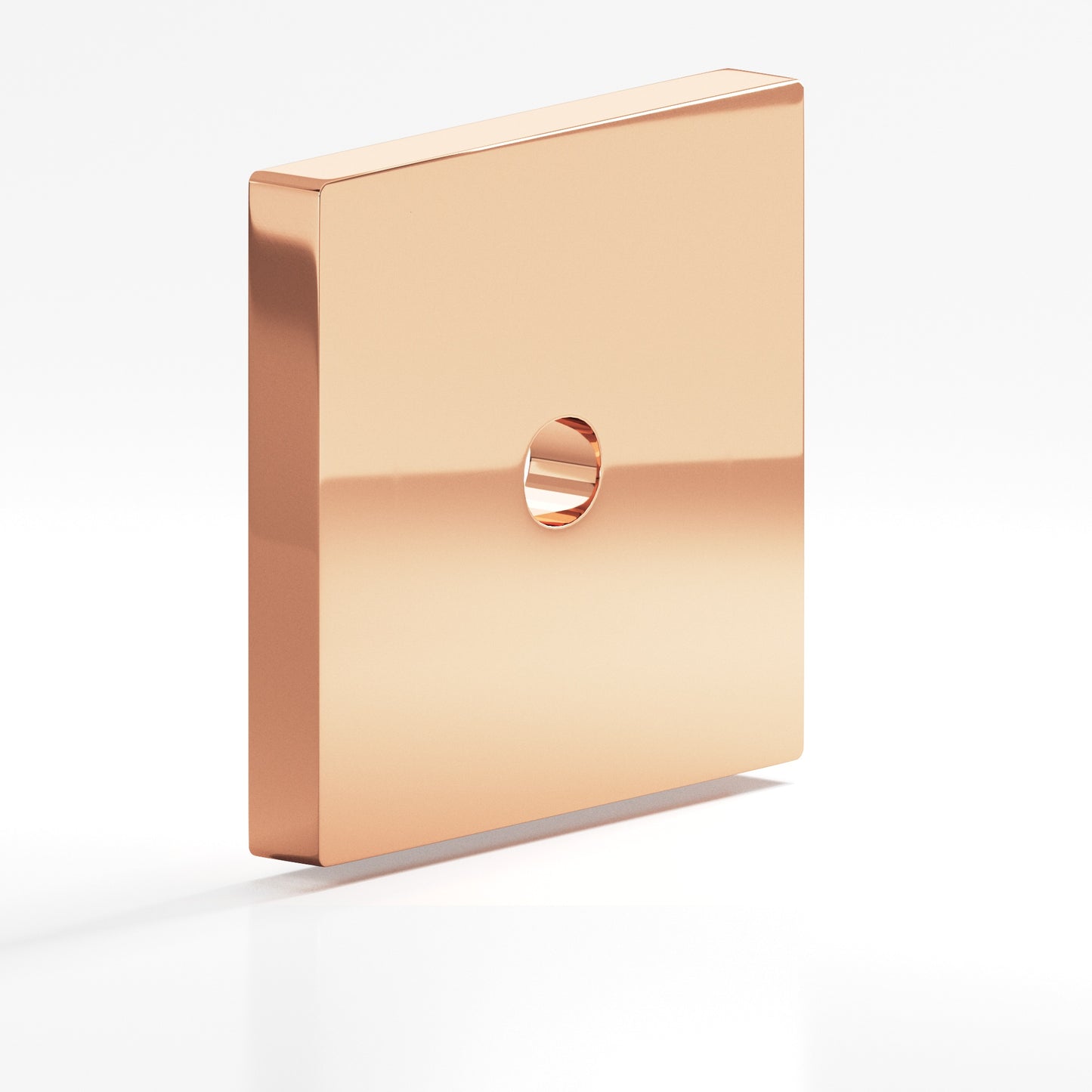 Colonial Bronze Square Flat Back Plate