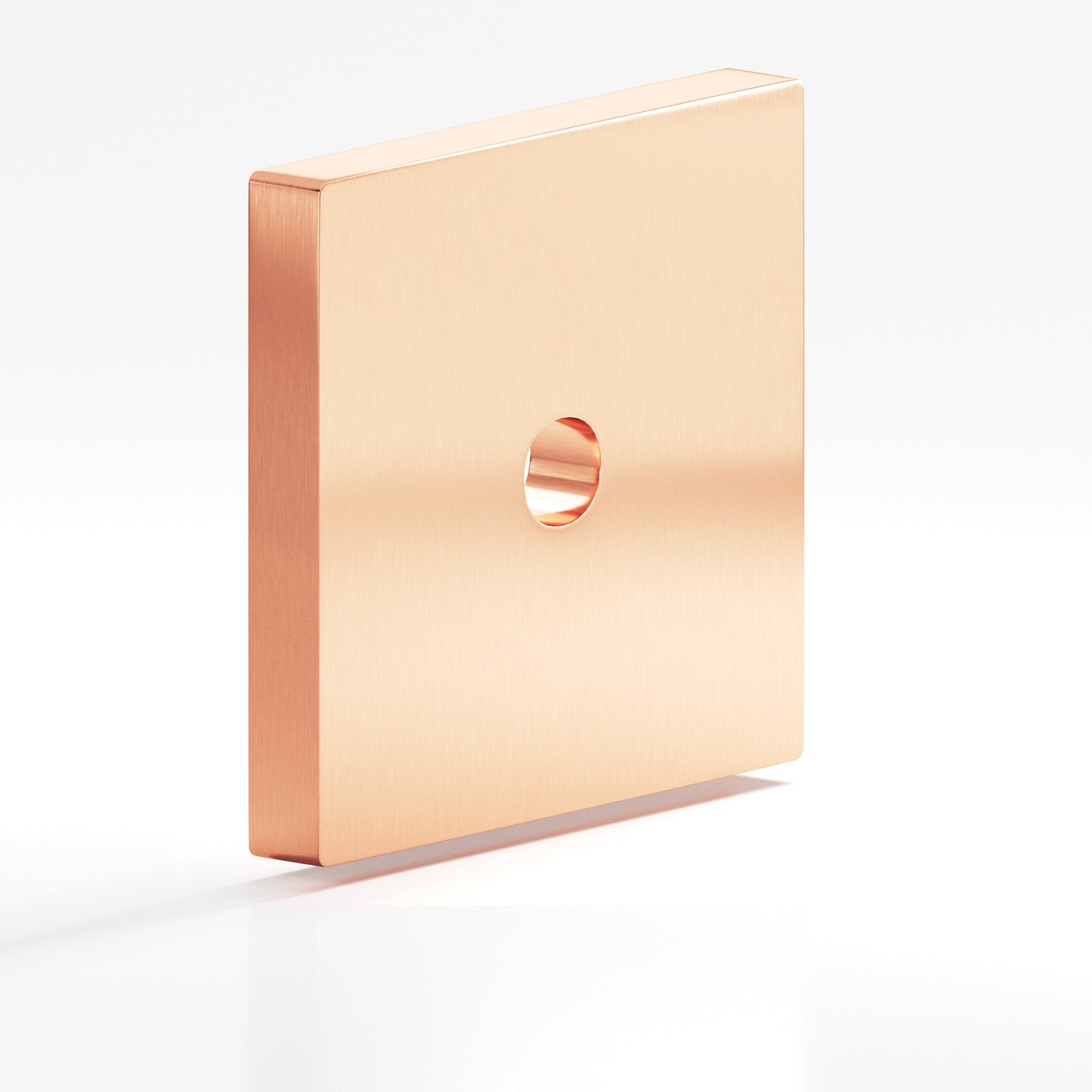 Colonial Bronze Square Flat Back Plate