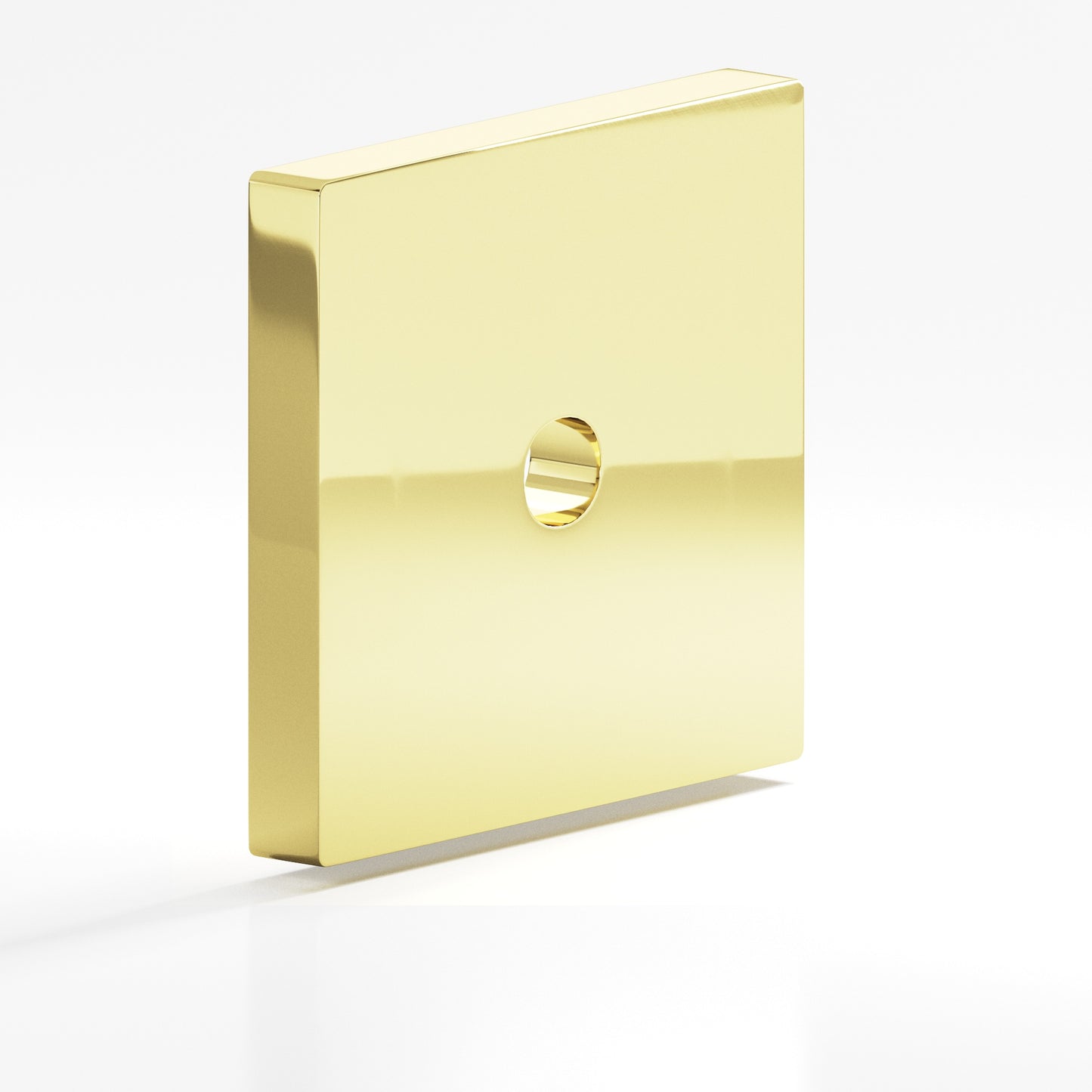 Colonial Bronze Square Flat Back Plate