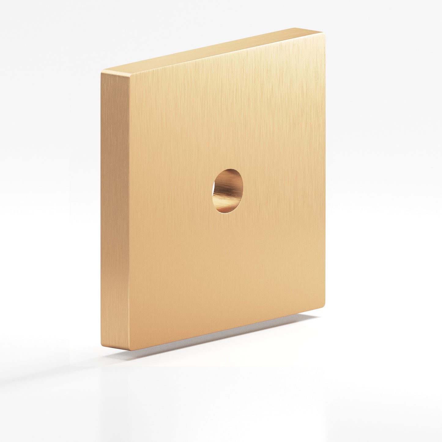 Colonial Bronze Square Flat Back Plate