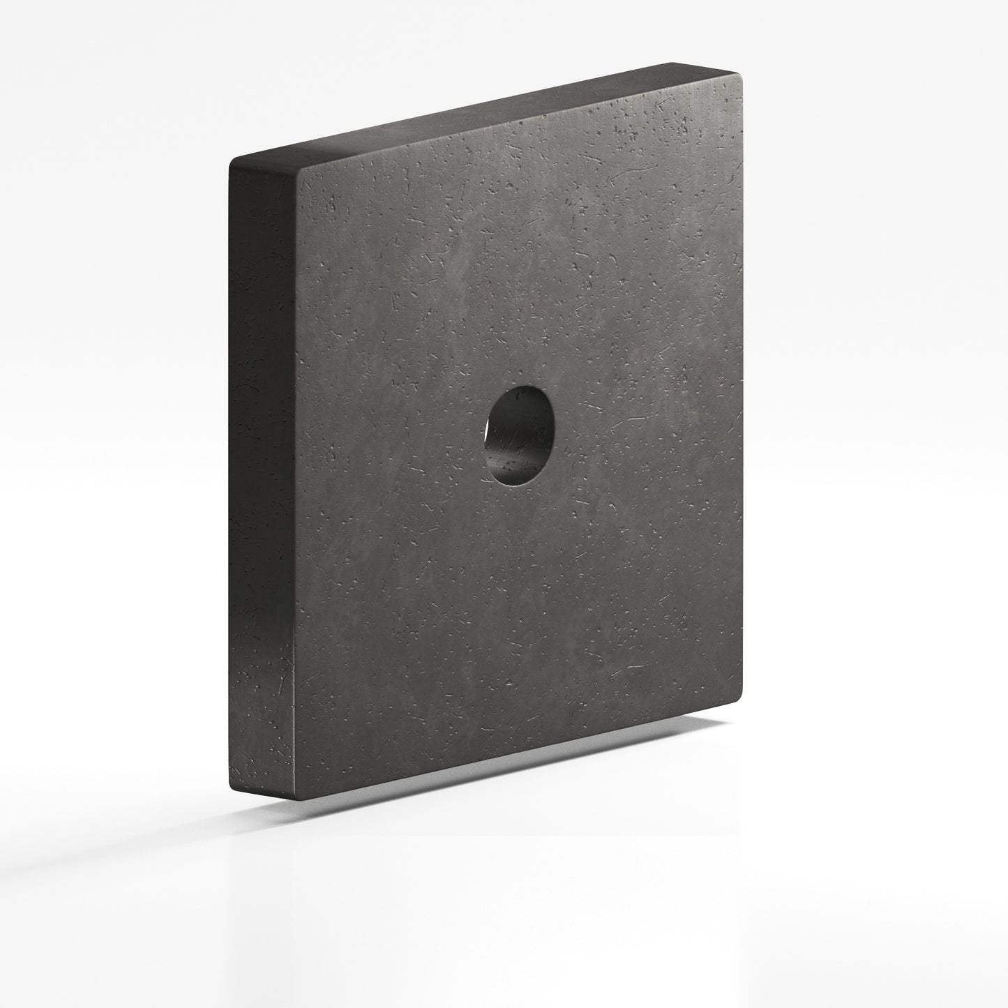 Colonial Bronze Square Flat Back Plate