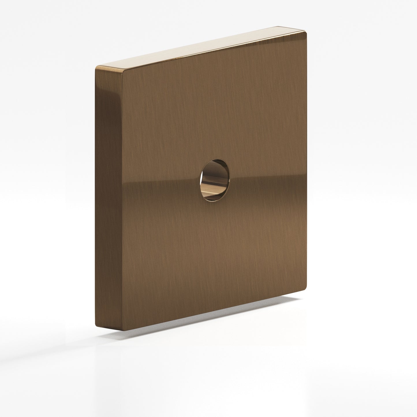 Colonial Bronze Square Flat Back Plate