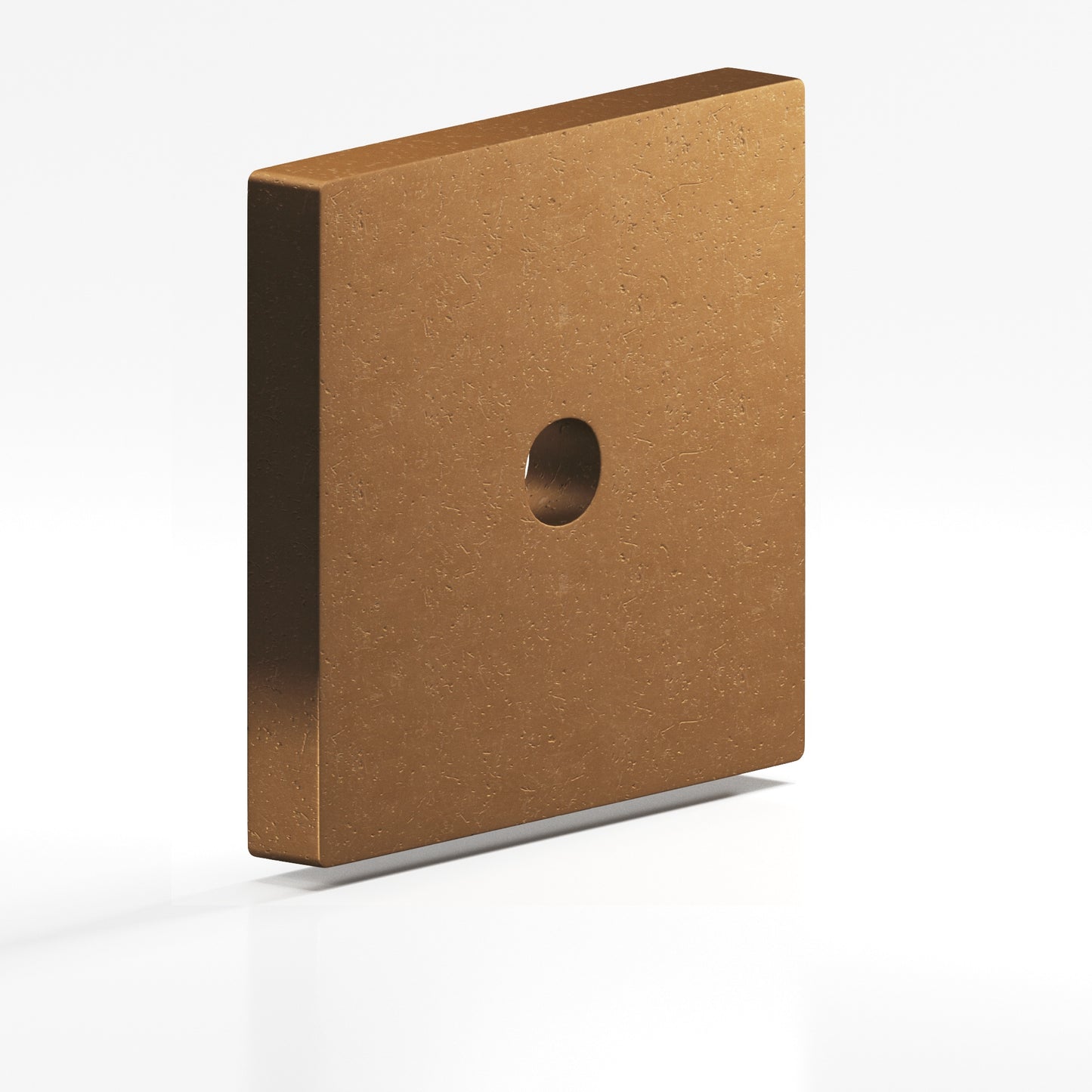 Colonial Bronze Square Flat Back Plate