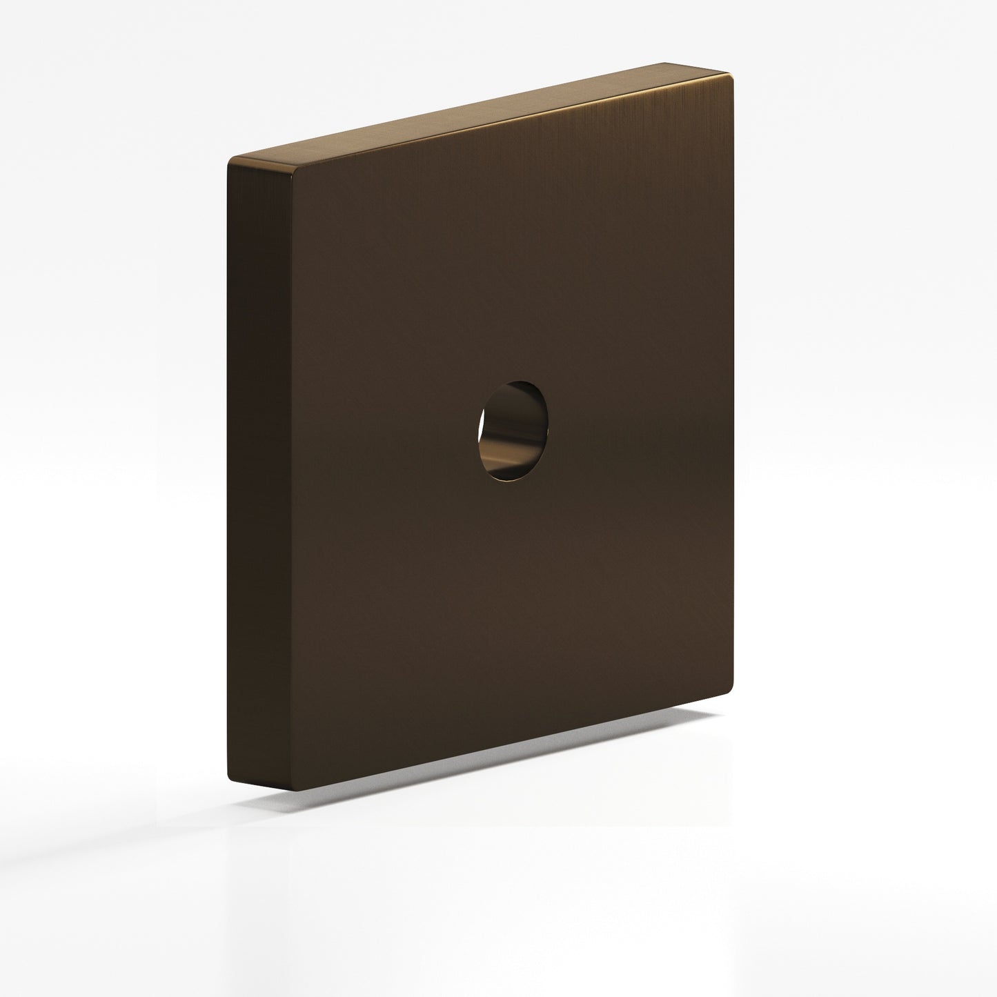 Colonial Bronze Square Flat Back Plate
