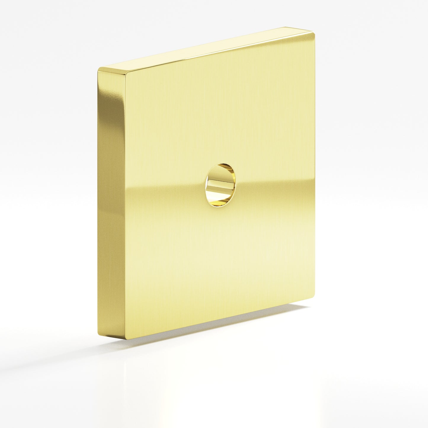 Colonial Bronze Square Flat Back Plate