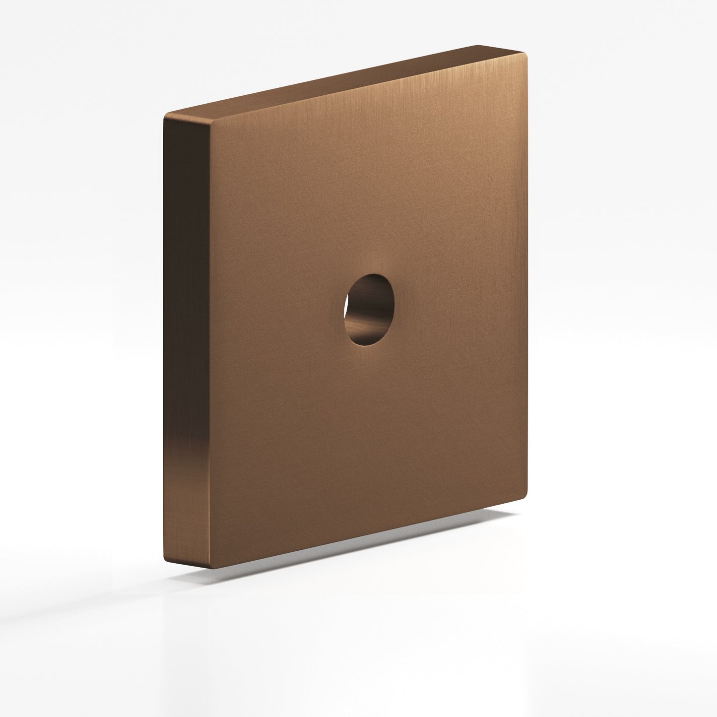 Colonial Bronze Square Flat Back Plate