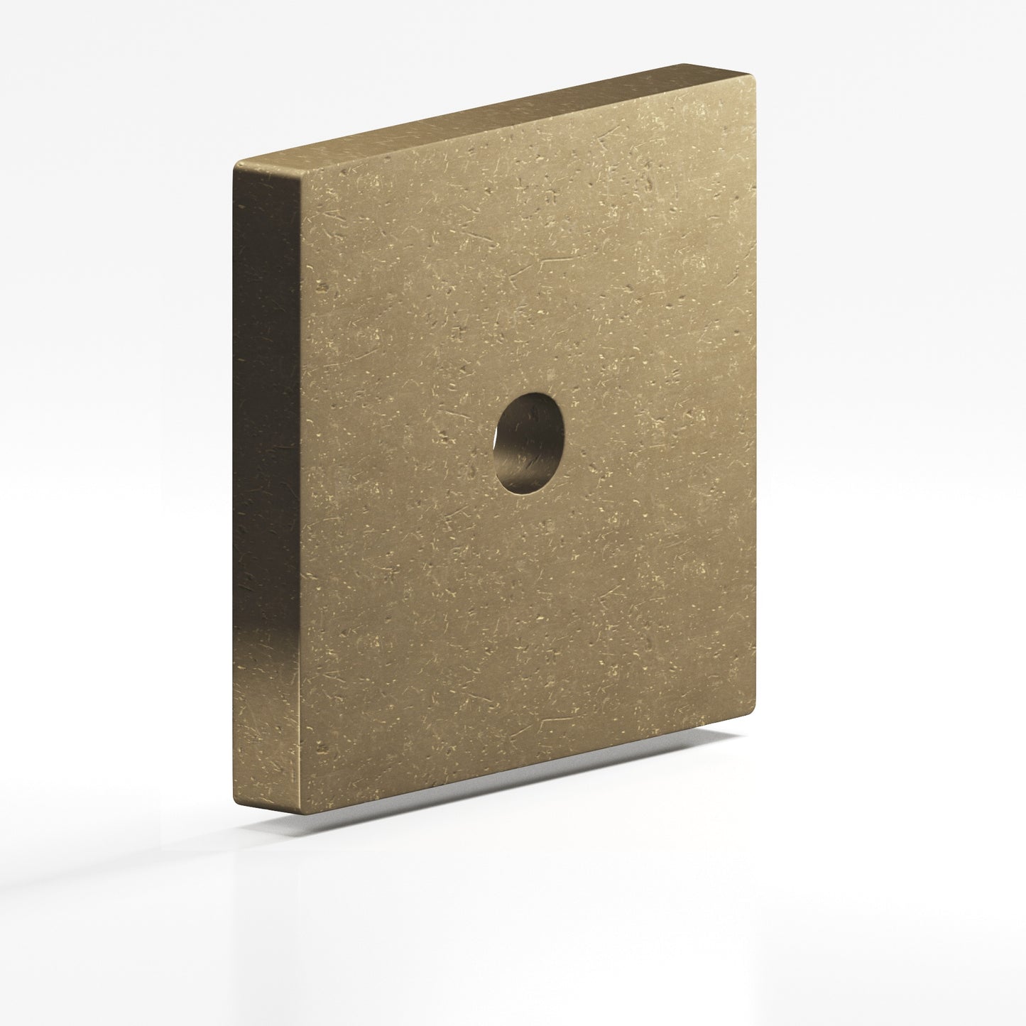 Colonial Bronze Square Flat Back Plate