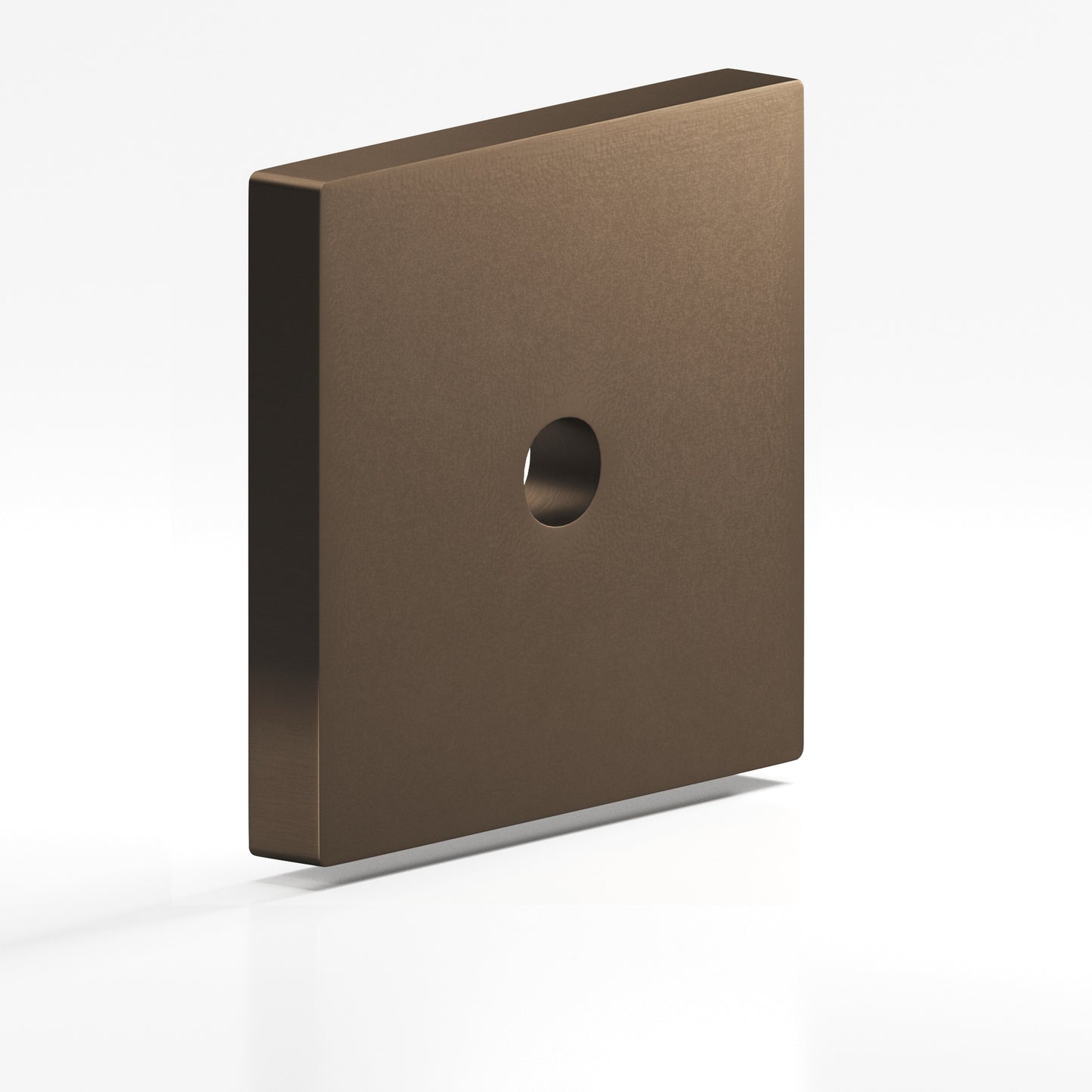 Colonial Bronze Square Flat Back Plate