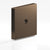 Colonial Bronze Square Flat Back Plate
