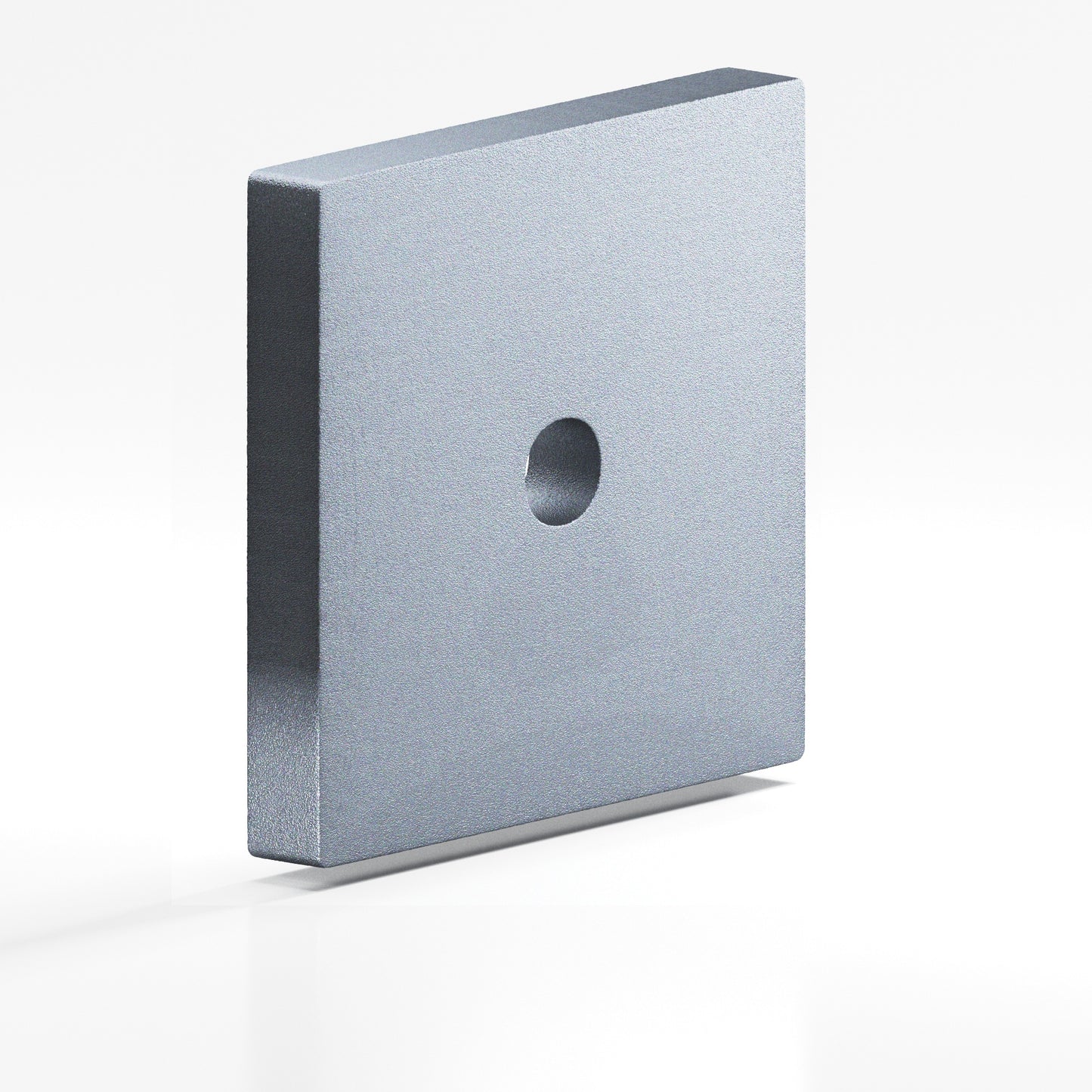 Colonial Bronze Square Flat Back Plate