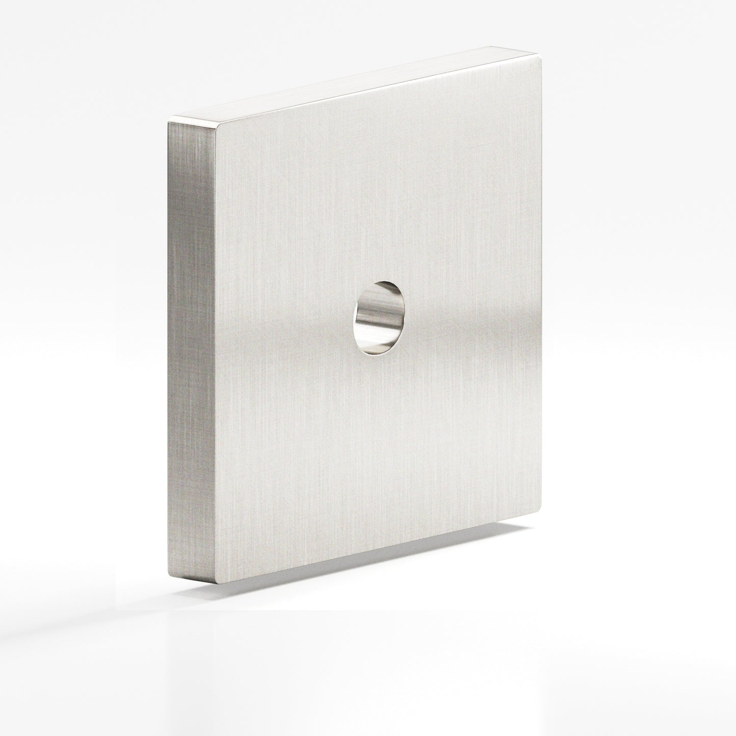 Colonial Bronze Square Flat Back Plate
