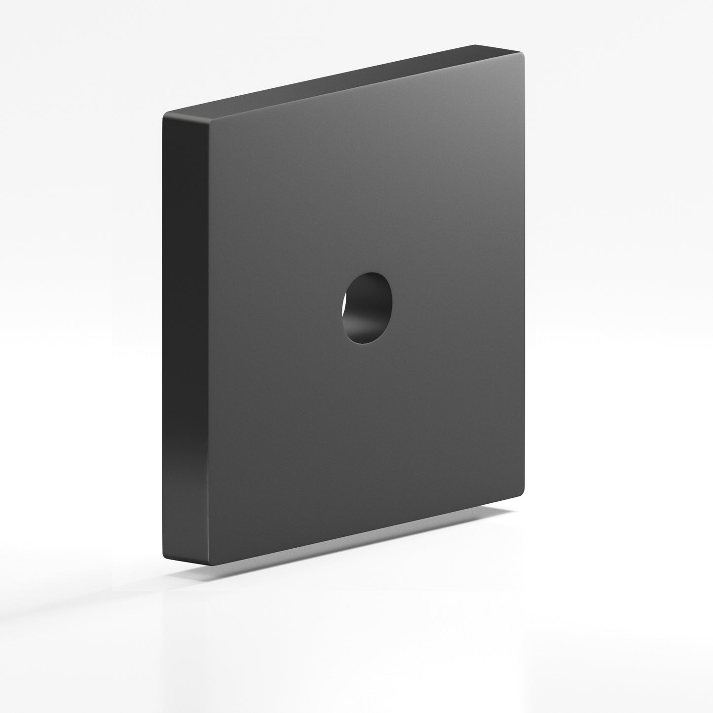 Colonial Bronze Square Flat Back Plate