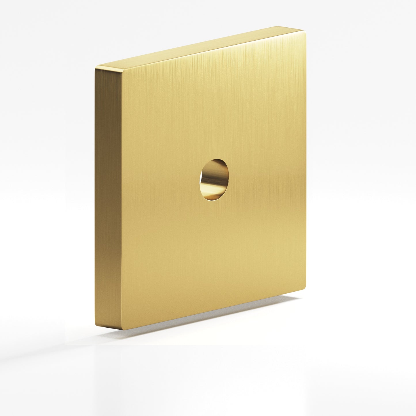 Colonial Bronze Square Flat Back Plate