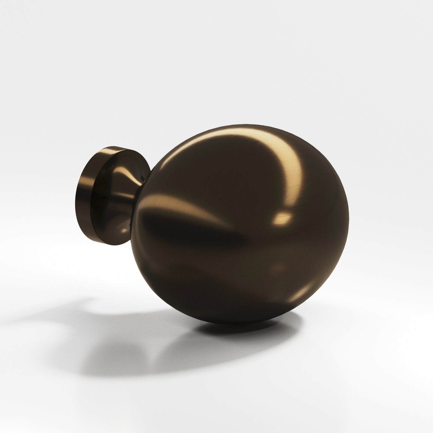 Colonial Bronze Oval Cabinet Knob