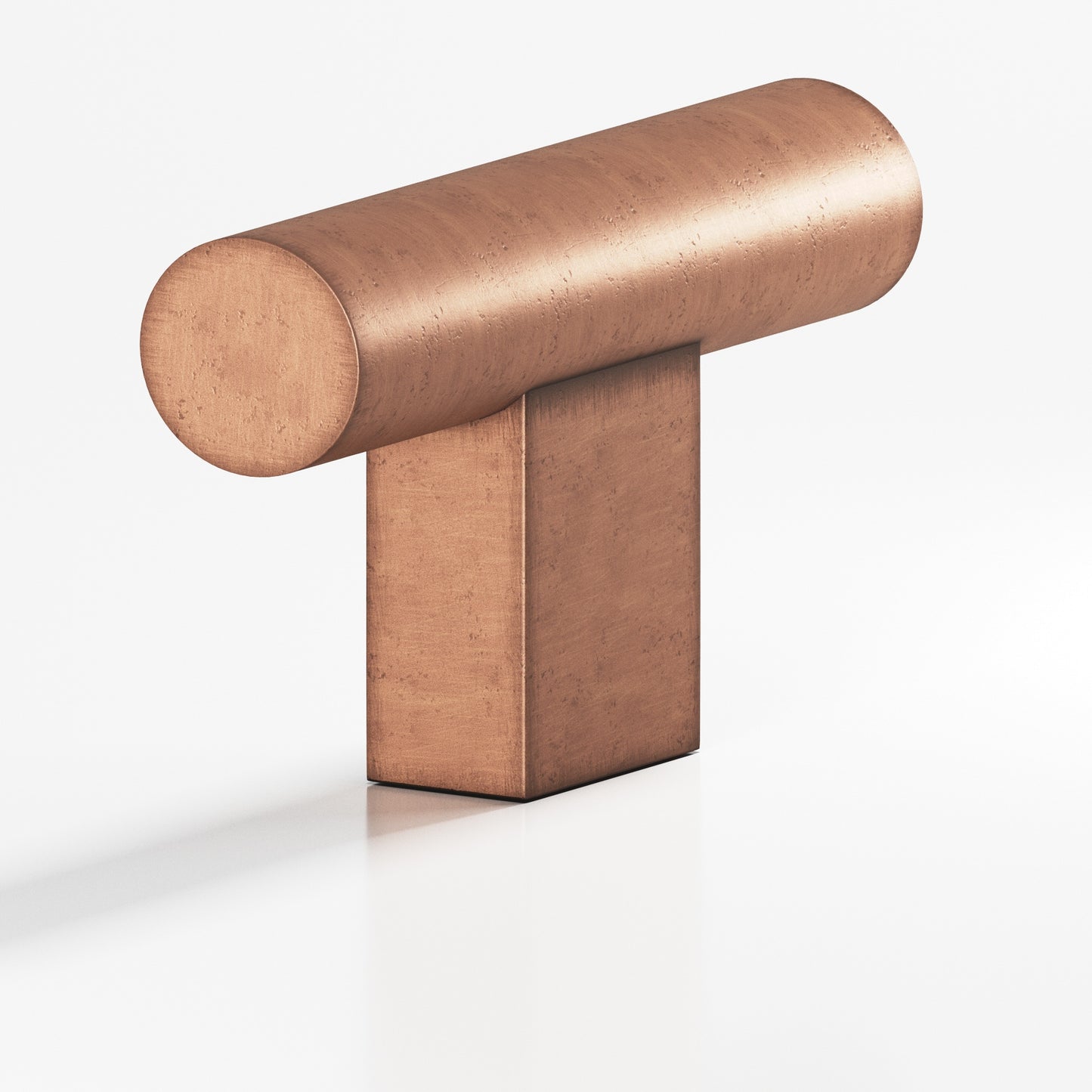 Colonial Bronze T Cabinet Knob