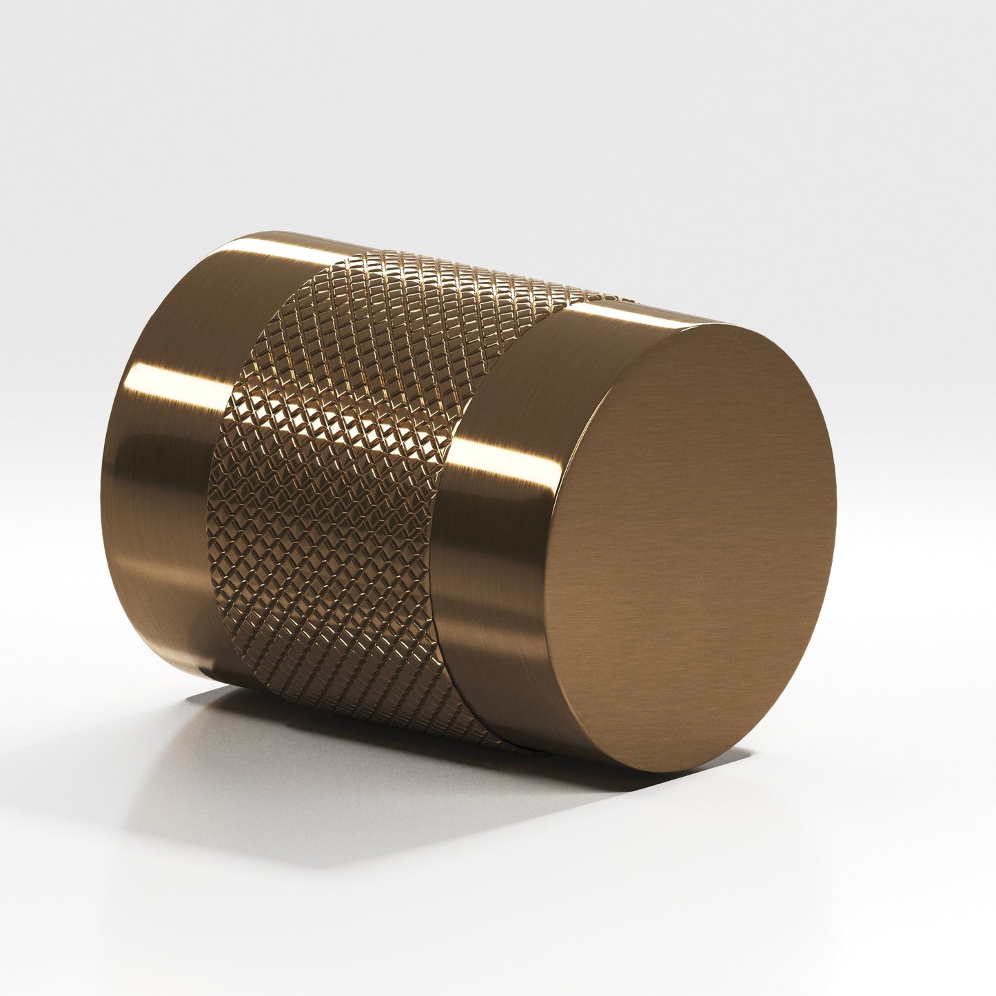 Colonial Bronze 1" Diameter Diamond Knurl Cabinet Knob