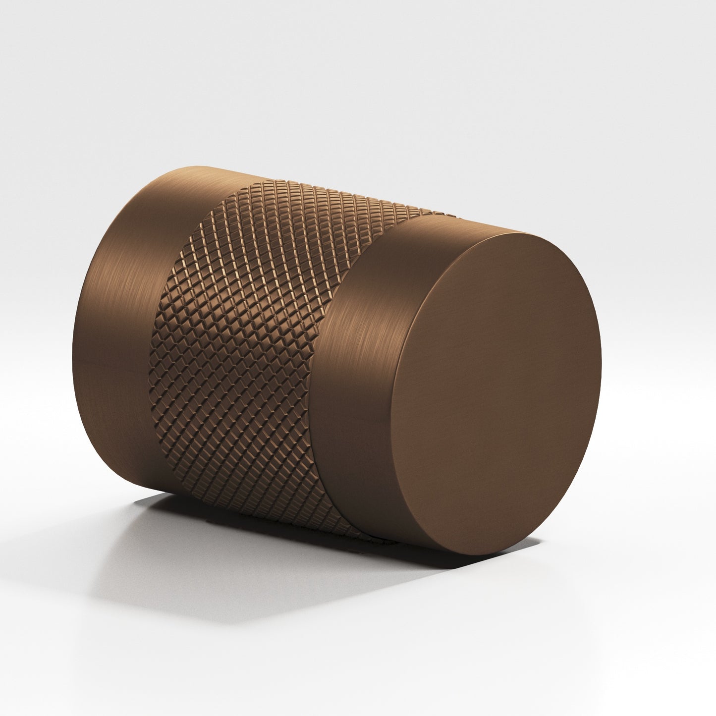 Colonial Bronze 1 1/4" Diameter Diamond Knurl Cabinet Knob