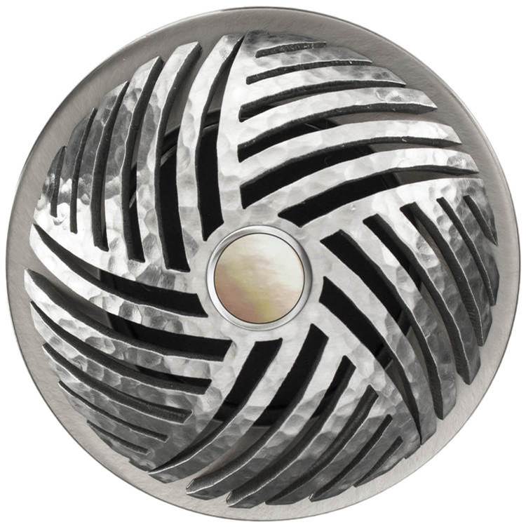 Linkasink D013-SCR02-O Herringbone Grid Strainer With Overflow
