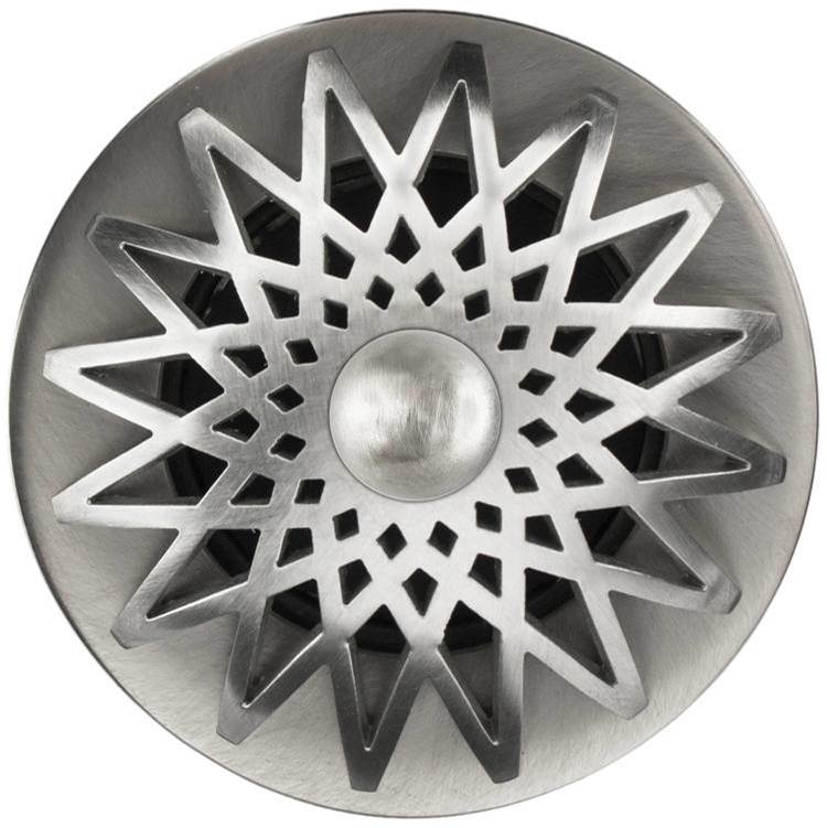 Linkasink D015-SCR01-O Star Grid Strainer With Overflow