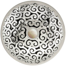 Load image into Gallery viewer, Linkasink D016-SCR02-O Swirl Grid Strainer With Overflow