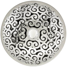 Load image into Gallery viewer, Linkasink D016-SCR03-O Swirl Grid Strainer With Overflow