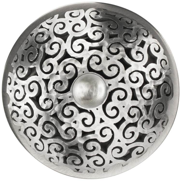 Linkasink D016-SCR01-O Swirl Grid Strainer With Overflow