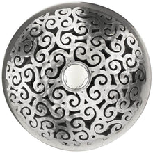 Load image into Gallery viewer, Linkasink D016-SCR03-O Swirl Grid Strainer With Overflow