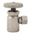 Westbrass D103 Round Handle Angle Stop Shut Off Valve 1/2-Inch IPS Inlet with 3/8-Inch Compression Outlet