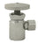 Westbrass D103 Round Handle Angle Stop Shut Off Valve 1/2-Inch IPS Inlet with 3/8-Inch Compression Outlet