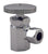 Westbrass D103 Round Handle Angle Stop Shut Off Valve 1/2-Inch IPS Inlet with 3/8-Inch Compression Outlet