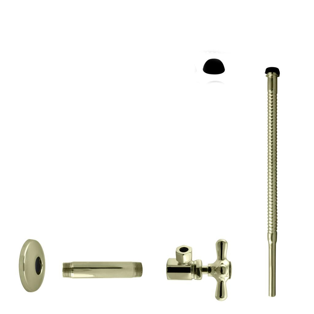 Westbrass D103K12X Supply Kit - 1/2 in. IPS x 3/8 in. OD x 12 in. Corrugated - Parent