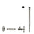 Westbrass D103K12X Supply Kit - 1/2 in. IPS x 3/8 in. OD x 12 in. Corrugated