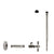 Westbrass D103K12X Supply Kit - 1/2 in. IPS x 3/8 in. OD x 12 in. Corrugated