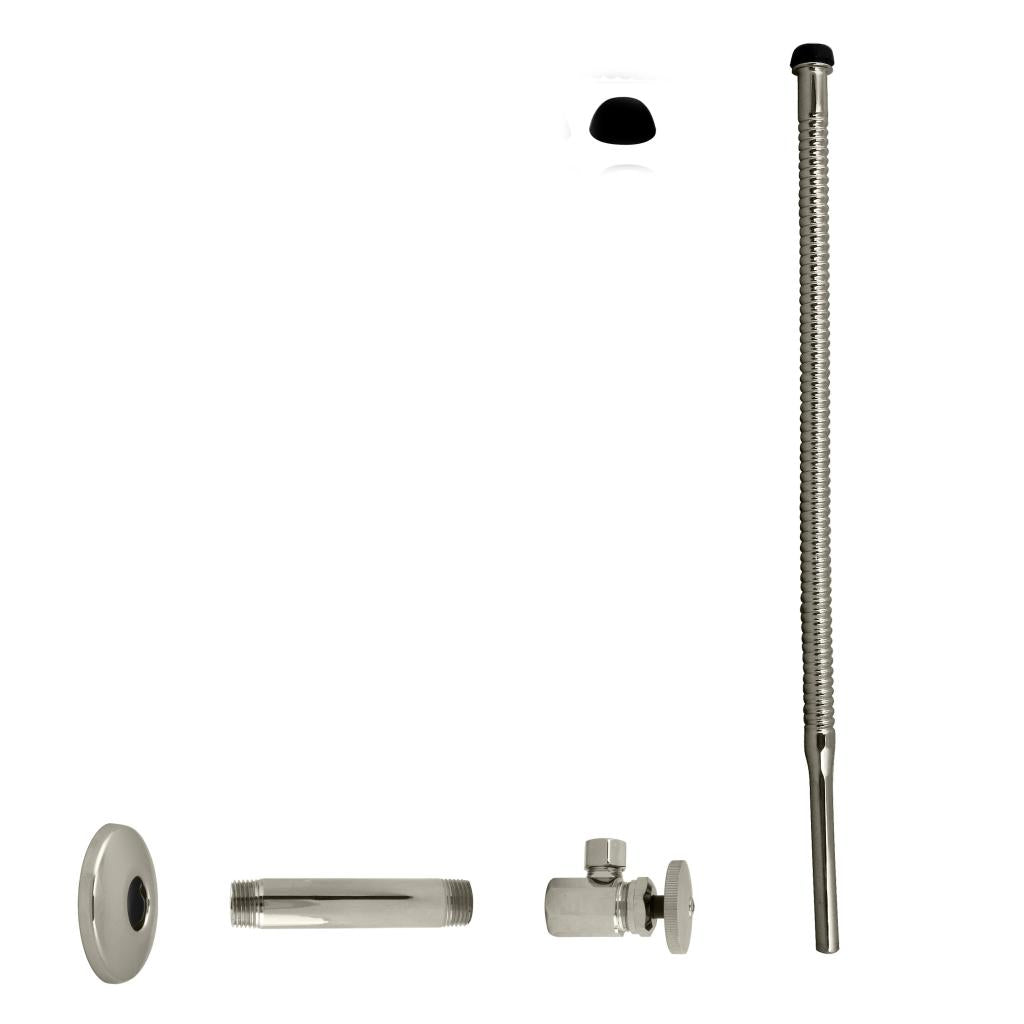 Westbrass D103K15 Supply Kit - 1/2 in. IPS x 3/8 in. OD x 15 in. Corrugated