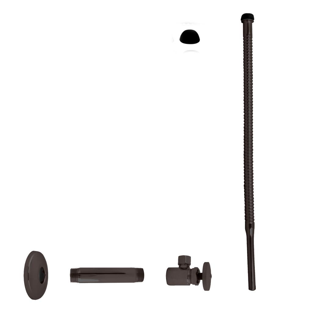 Westbrass D103K15 Supply Kit - 1/2 in. IPS x 3/8 in. OD x 15 in. Corrugated