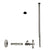 Westbrass D103K15X Supply Kit - 1/2 in. IPS x 3/8 in. OD x 15 in. Corrugated