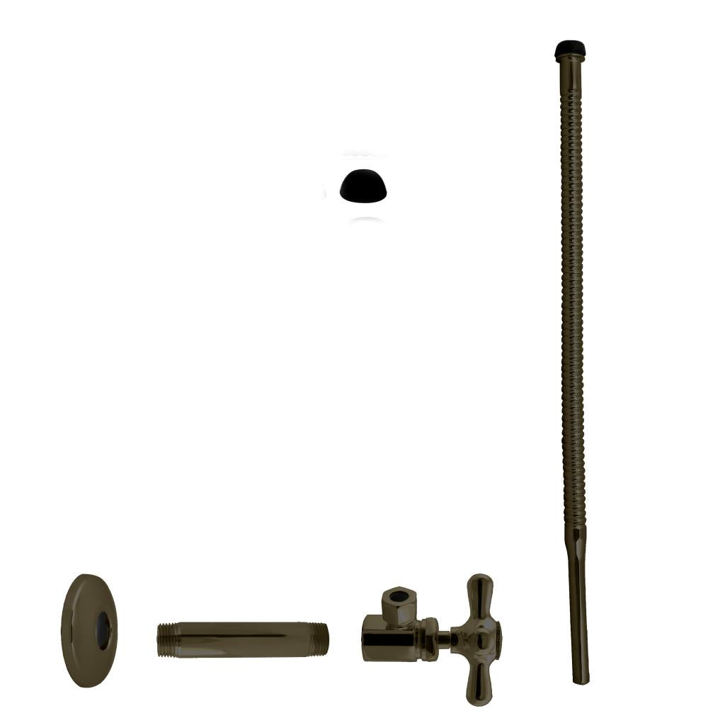 Westbrass D103K15X Supply Kit - 1/2 in. IPS x 3/8 in. OD x 15 in. Corrugated
