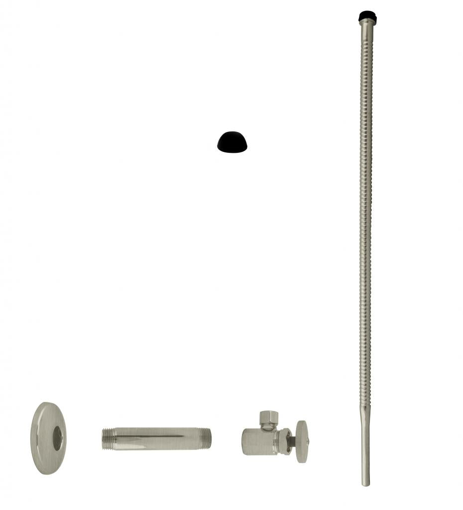 Westbrass D103K20 Supply Kit - 1/2 in. IPS x 3/8 in. OD x 20 in. Corrugated