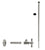 Westbrass D103K20X Supply Kit - 1/2 in. IPS x 3/8 in. OD x 20 in. Corrugated