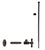 Westbrass D103K20X Supply Kit - 1/2 in. IPS x 3/8 in. OD x 20 in. Corrugated