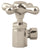 Westbrass D103X Cross Handle Angle Stop Shut Off Valve 1/2-Inch IPS Inlet with 3/8-Inch Compression Outlet