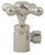 Westbrass D103X Cross Handle Angle Stop Shut Off Valve 1/2-Inch IPS Inlet with 3/8-Inch Compression Outlet