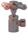 Westbrass D103X Cross Handle Angle Stop Shut Off Valve 1/2-Inch IPS Inlet with 3/8-Inch Compression Outlet