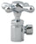 Westbrass D103X Cross Handle Angle Stop Shut Off Valve 1/2-Inch IPS Inlet with 3/8-Inch Compression Outlet