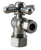Westbrass D105BX Angle Stop, 5/8 in. OD x 3/8 in. OD - 1/4-Turn Cross Handle - Parent