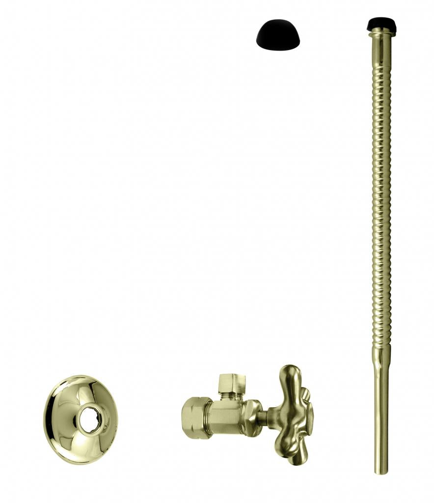 Westbrass D105K12X Supply Kit - 5/8 in. OD x 3/8 in. OD x 12 in. Corrugated - Parent