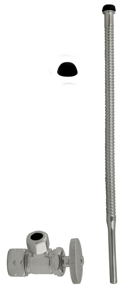 Westbrass D105K15 Supply Kit - 5/8 in. OD x 3/8 in. OD x 15 in. Corrugated
