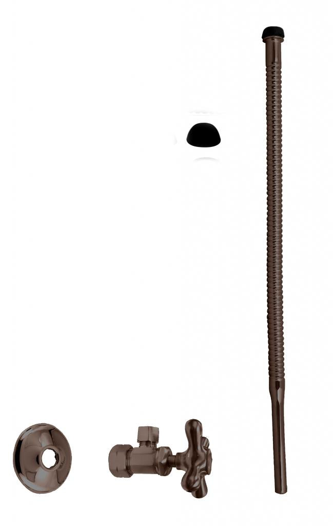 Westbrass D105K15X Supply Kit - 5/8 in. OD x 3/8 in. OD x 15 in. Corrugated