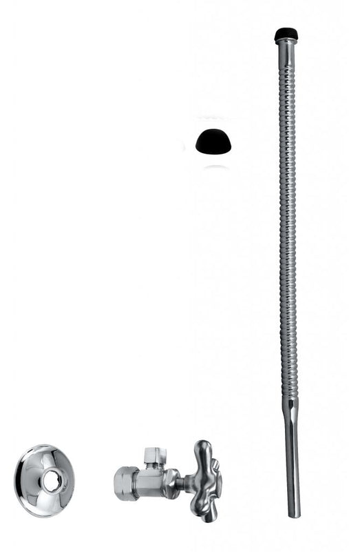 Westbrass D105K15X Supply Kit - 5/8 in. OD x 3/8 in. OD x 15 in. Corrugated