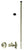 Westbrass D105K20X Supply Kit - 5/8 in. OD x 3/8 in. OD x 20 in. Corrugated - Parent